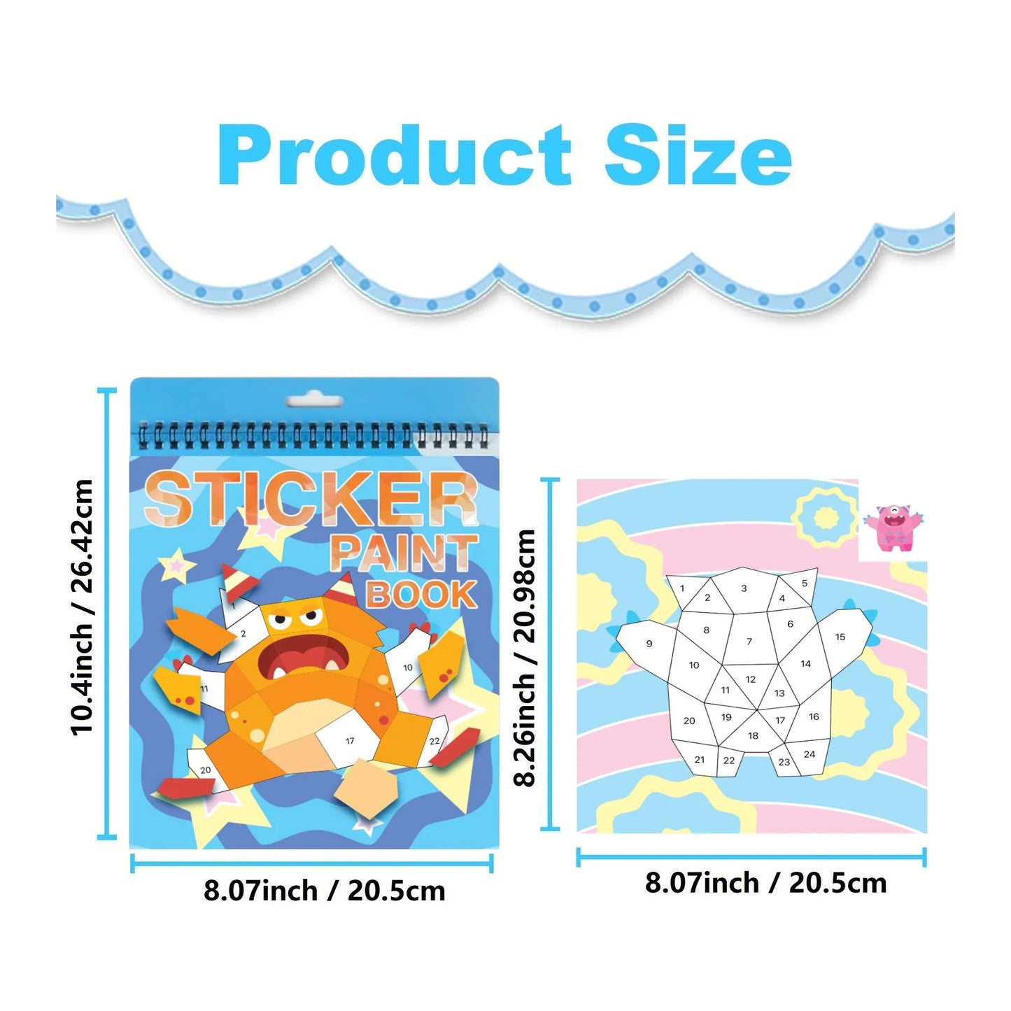 Paint by Sticker Book | Creative Sticker Art for Kids