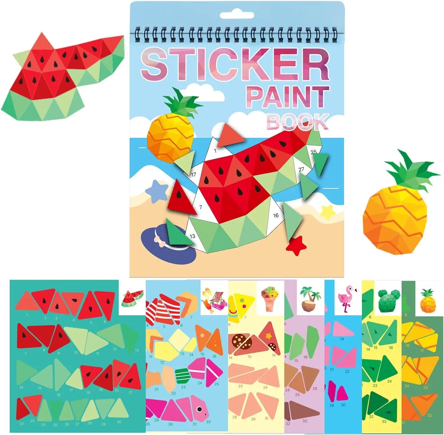 Paint by Sticker Book | Creative Sticker Art for Kids