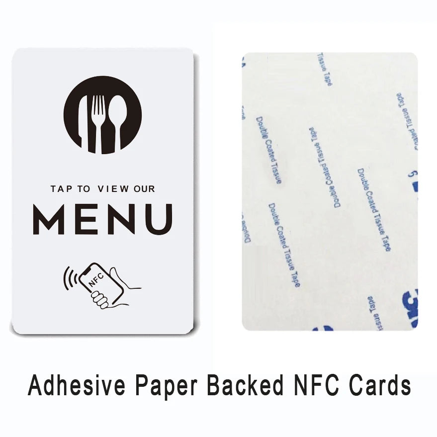 NFC Menu Card – Tap to Open Online Menu