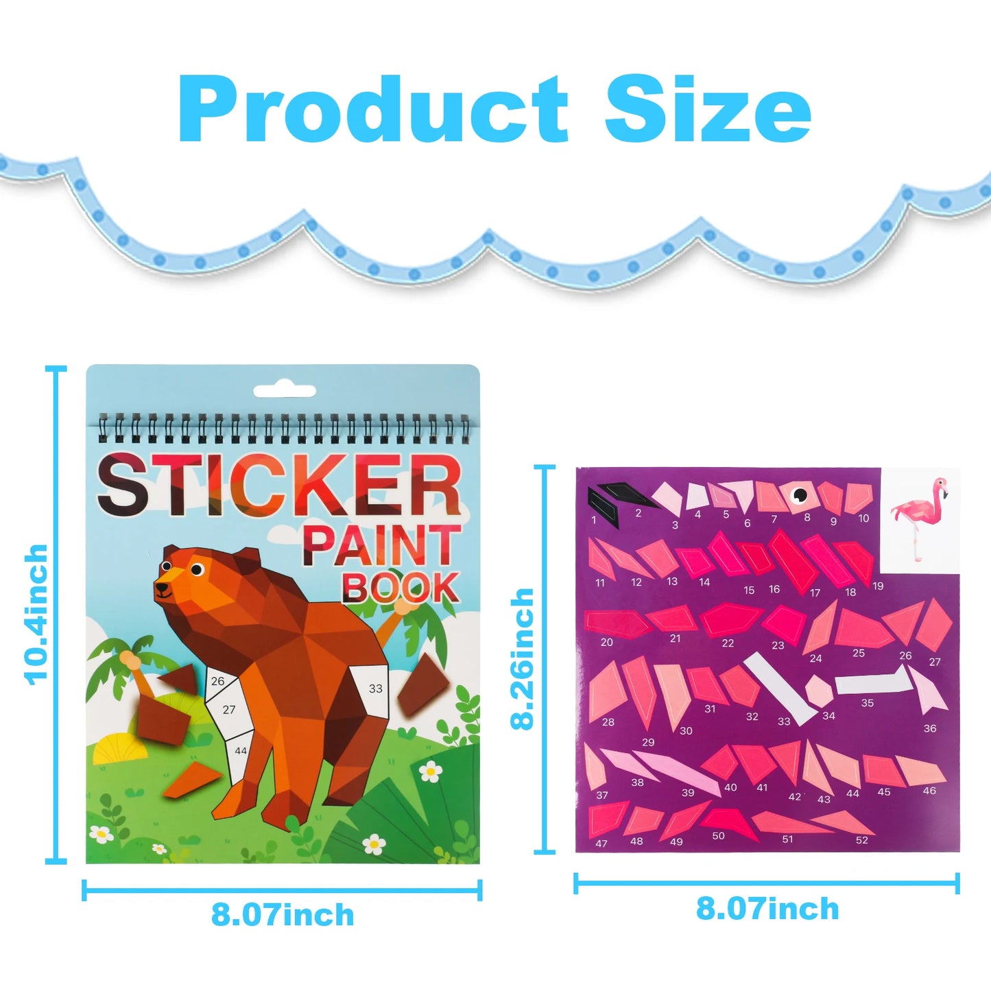Paint by Sticker Book | Creative Sticker Art for Kids