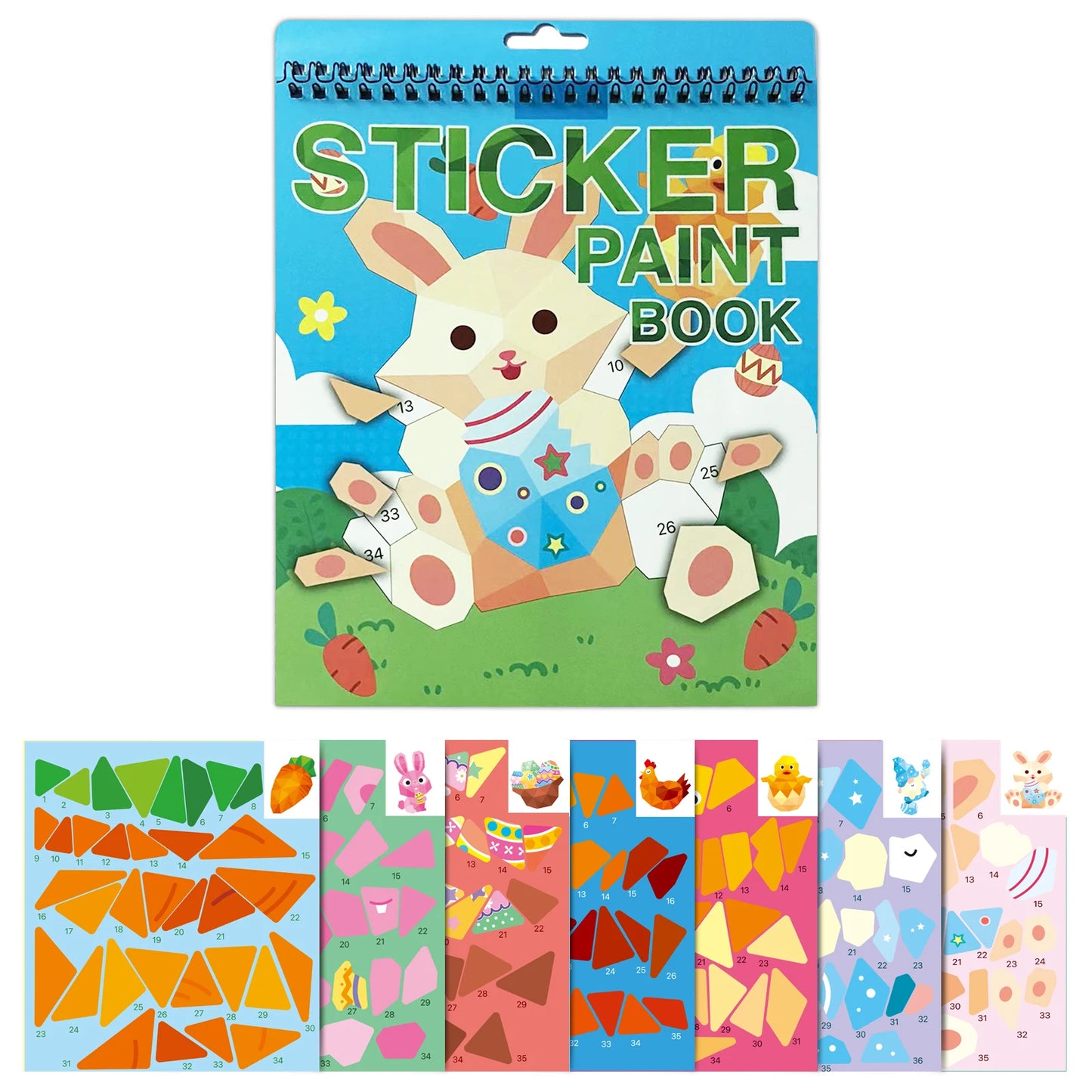 Paint by Sticker Book | Creative Sticker Art for Kids