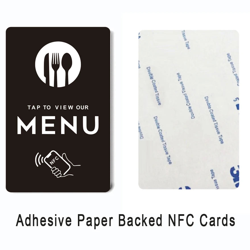 NFC Menu Card – Tap to Open Online Menu