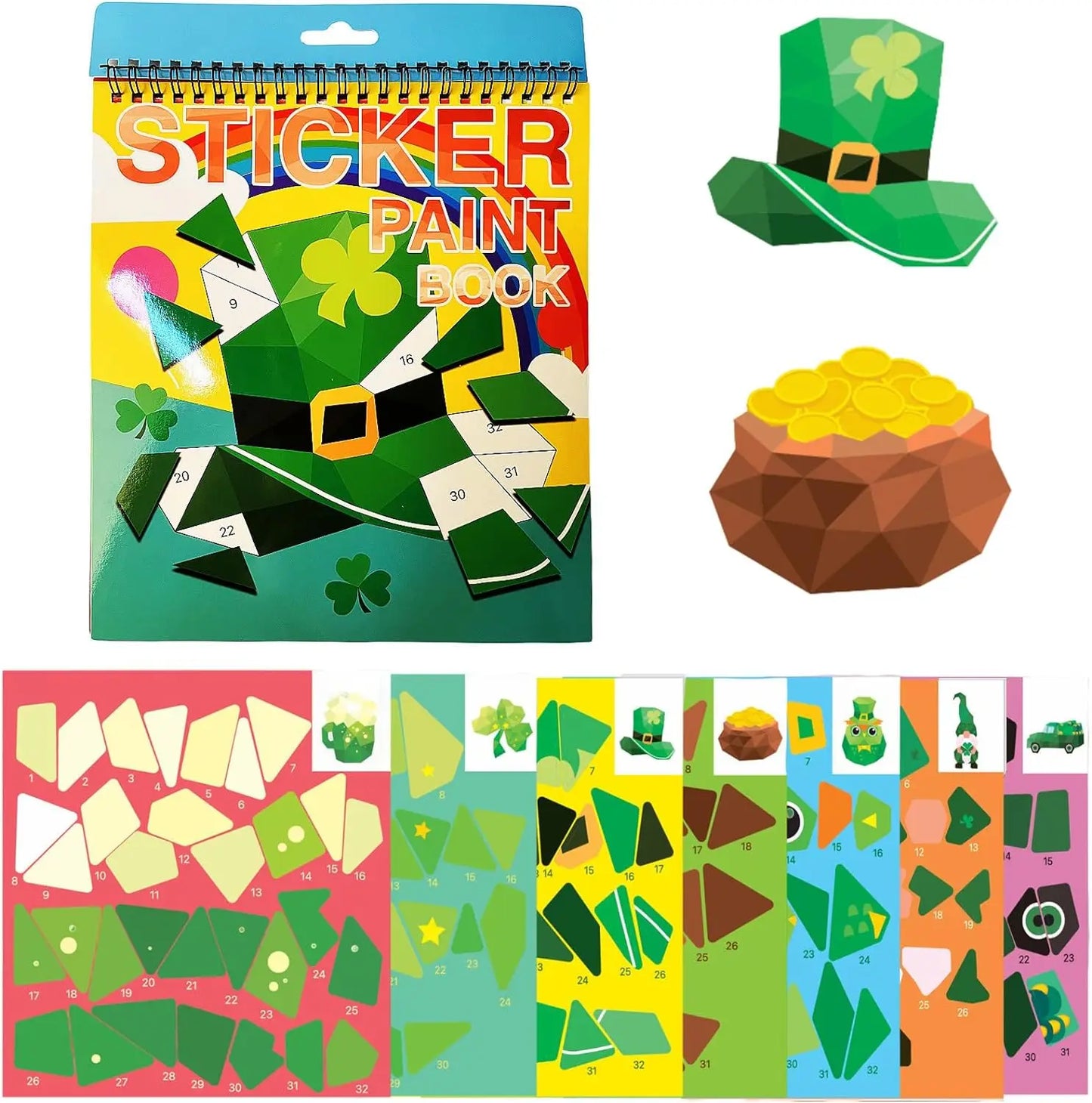 Paint by Sticker Book | Creative Sticker Art for Kids