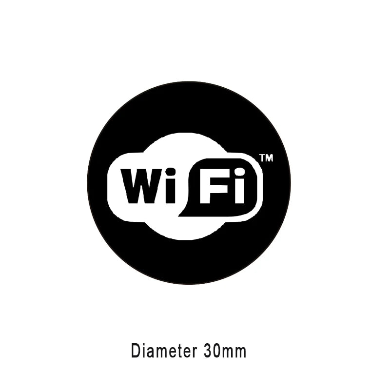 NFC Wi-Fi Share Card & Stand – One-Tap Guest Wi-Fi Access
